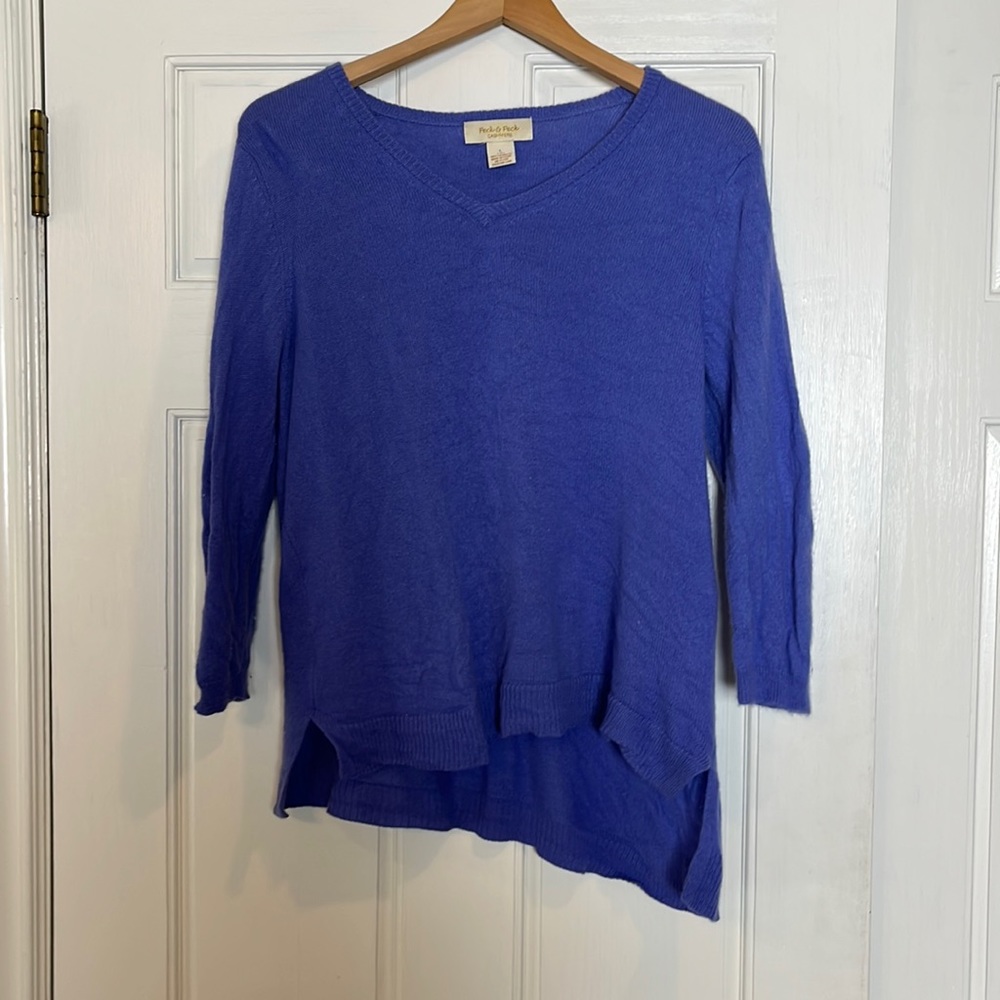 Purple Cashmere Sweater